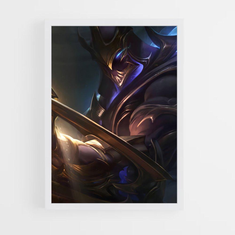 Poster League of Legends: Zed en Action (vue 3)
